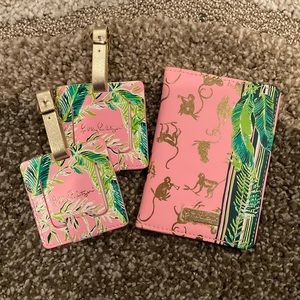 Lilly Pulitzer Passport Holder and Luggage Tags